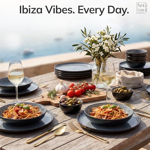 16 Piece Stoneware Dinnerware Set for 4 (16 Count)