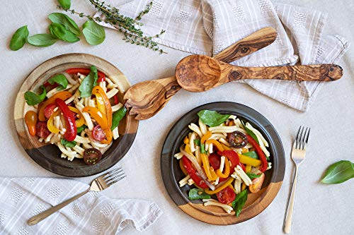 Olive Wood Salad Server Set