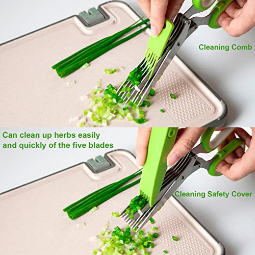 5 Blades Herb Scissors