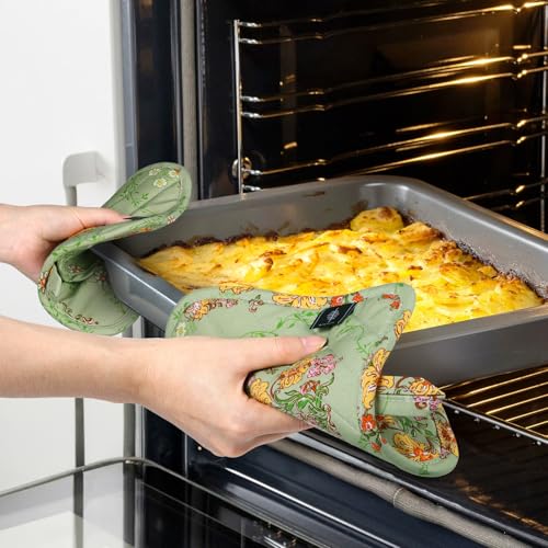 Pot Holders for Kitchen Heat Resistant Hot Pads for Countertops Oven Pot Holders Cotton Potholders for Kitchen Cooking Baking