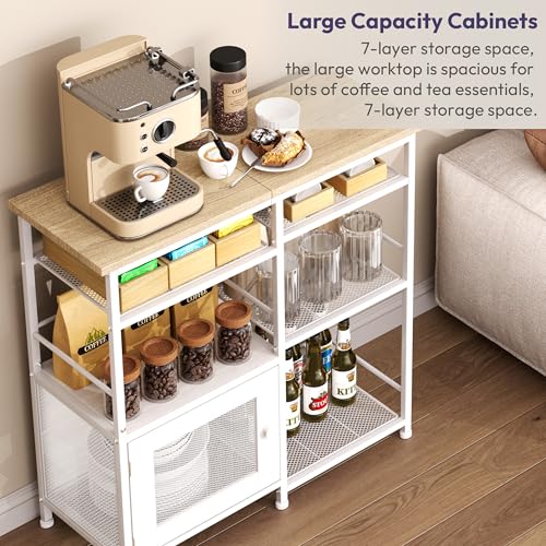 Coffee Bar Cabinet Station