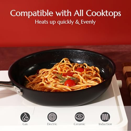 Ceramic Nonstick Skillets Set