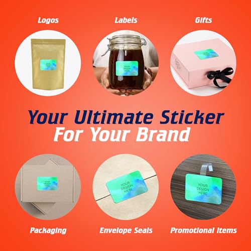 100 Custom Vinyl Stickers (100 Count)