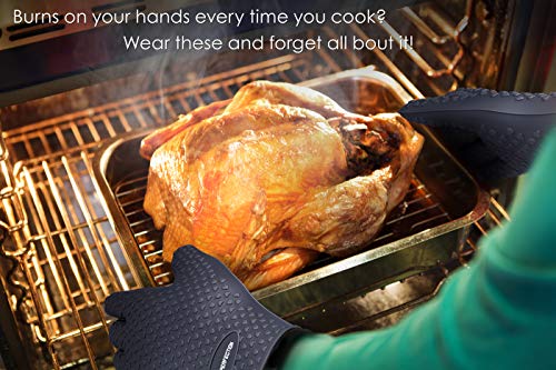 Silicone Smoker BBQ Gloves (2 Count)