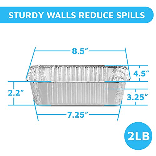 Aluminum Disposable Loaf Pans (50 Count)