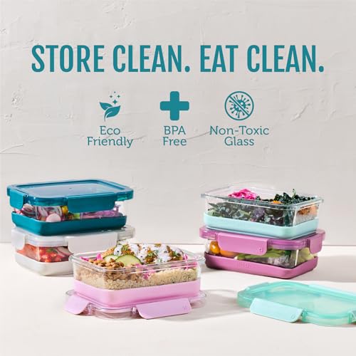 Duraglass Refresh 3.4 Cup Meal Prep Containers (5 Count)