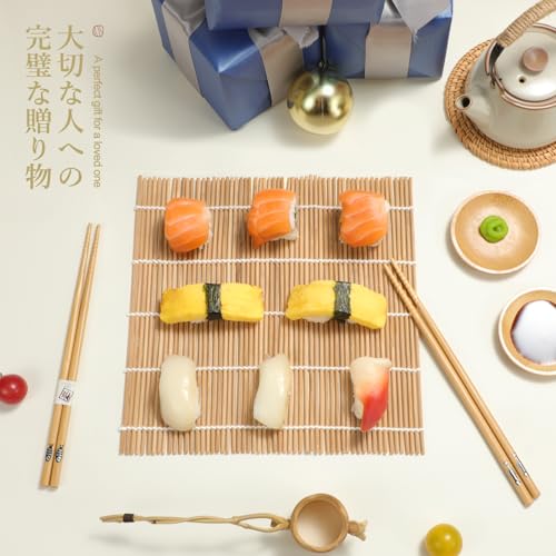 Bamboo Sushi Making Kit 9 in 1 for Sushi Beginners