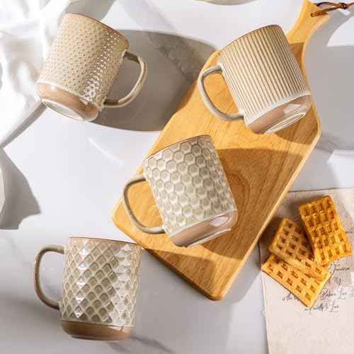 Coffee Mugs Set of 4 (4 Count)