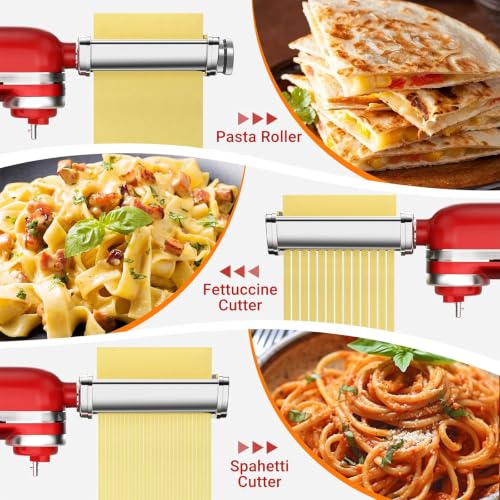 Pasta Maker Attachments for All KitchenAid Stand Mixers