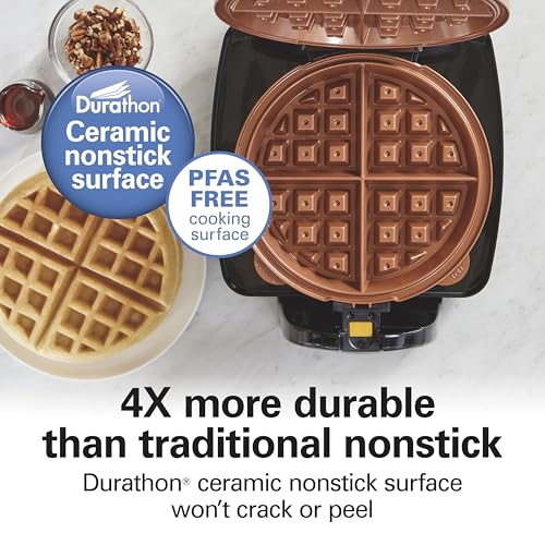 26031 Belgian Waffle Maker with Removable Non