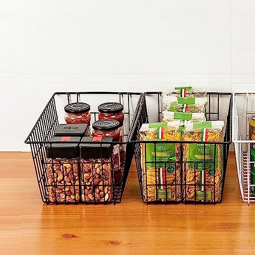 Wire Storage Baskets (4 Count)