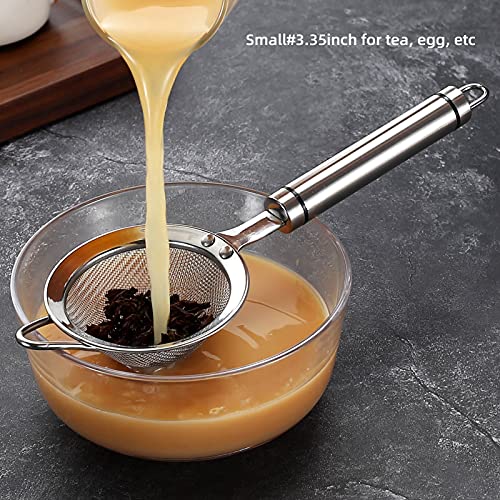 304 Stainless Steel Fine Mesh Strainers for Kitchen