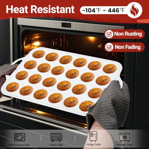 Silicone Mini Muffin Pan with Metal Frame
