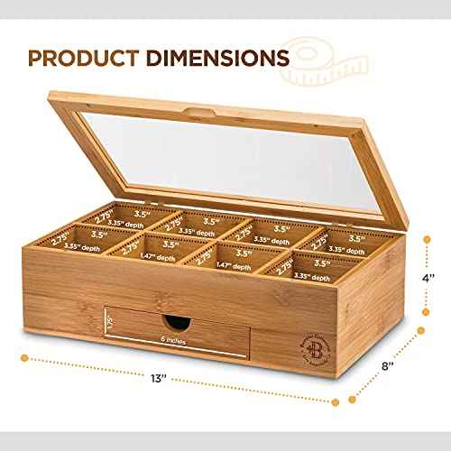 Personalized Tea Bag Organizer