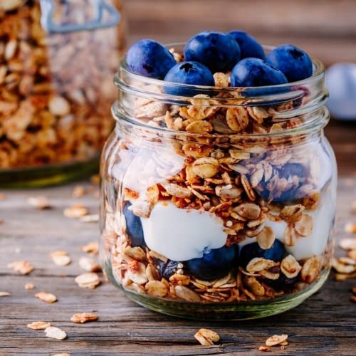 Mason Jars Glass Jars With Lids 8 oz (30 Count)