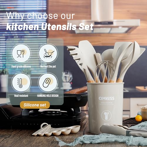 Silicone Kitchen Utensils Set (35 Count)