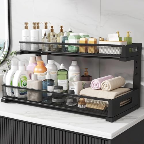 2 Pack 20.47IN Depth Under Sink Storage Organizer (2 Count)