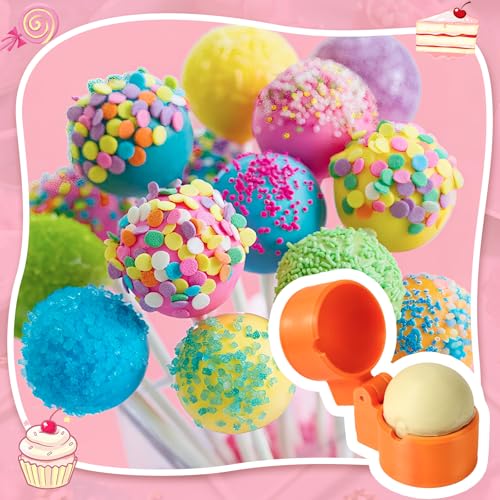 2 PCS Round Cake Pop Mold Shapes Press Set (2 Count)