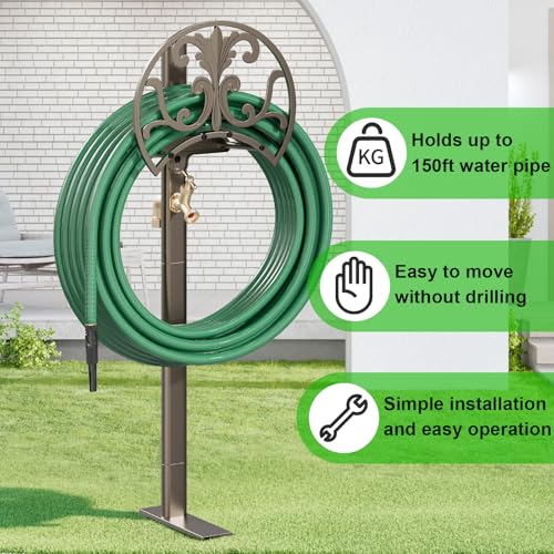 Hose Stand with Brass Faucet