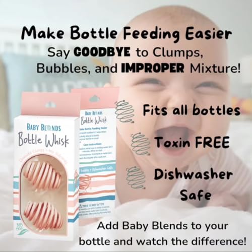 Bottle Whisk Eliminate Clumps and Reduce Bubbles (2 Count)
