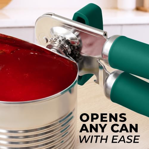 Stainless Steel Swing Open Manual Can Opener Comfortable Grip