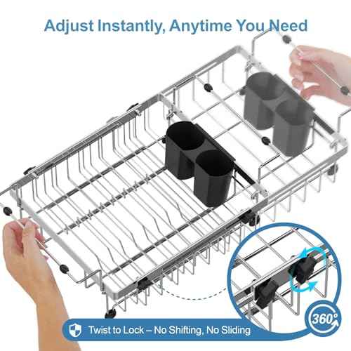 Dish Drying Rack Over the Sink
