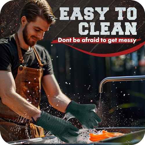 XL Silicone Smoker BBQ Gloves