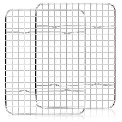 12x9 Inches Stainless Steel Cooling Rack Set of 2 for Quarter Sheet