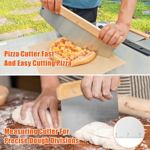 16 x16 Inch Square Pizza Steel Set for Oven and Grill