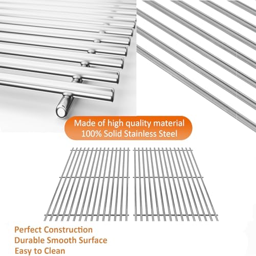 19.5" Stainless Steel Cooking Grates for Weber Genesis 300 Series