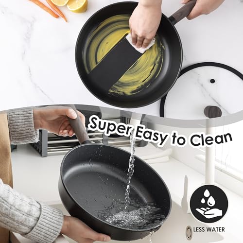 13Pcs Pots and Pans Set Nonstick Cookware Set Kitchen Cooking Frying Pans with Stay