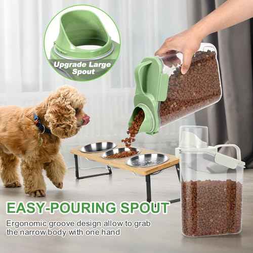 Rice Container Cereal Storage Container 2 Pack (2 Count)