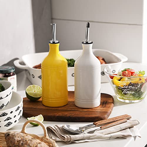 Sweejar Ceramic Olive Oil Dispenser Bottle