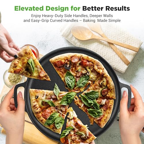 13 Inch Flat Cast Iron Pizza Pan
