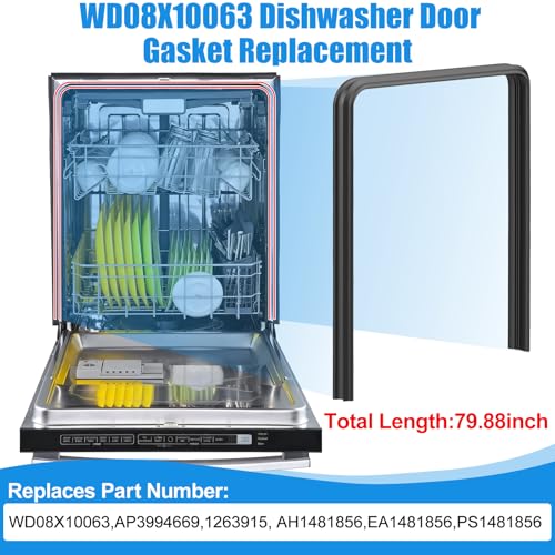 Upgraded WD08X10063 Dishwasher Door Seal