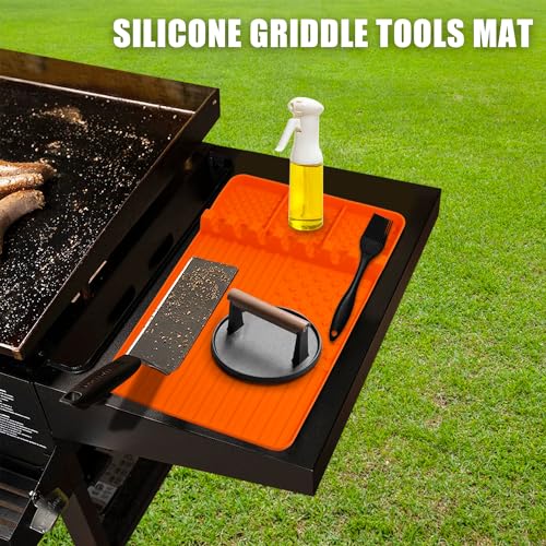 2 PCS Silicone Griddle Tools Mat for Blackstone