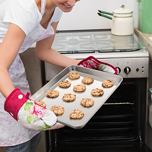 Stainless Steel Baking Sheet with Rack Set (2 Count)