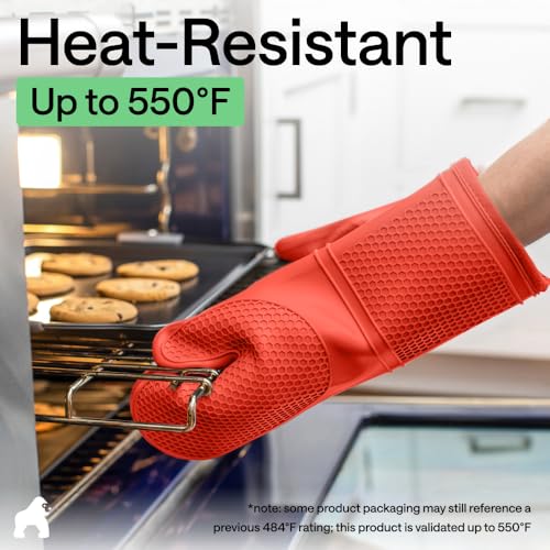 Silicone Oven Mitts (2 Count)