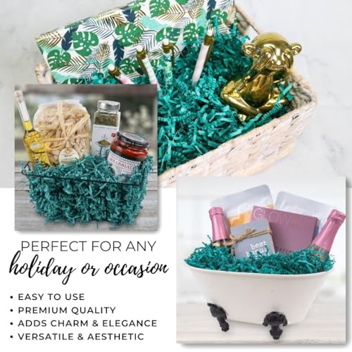 MagicWater Crinkle Cut Paper Gift Basket Filler (32 Ounce)