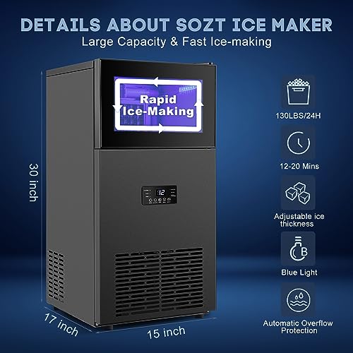 Upgraded Commercial Ice Maker