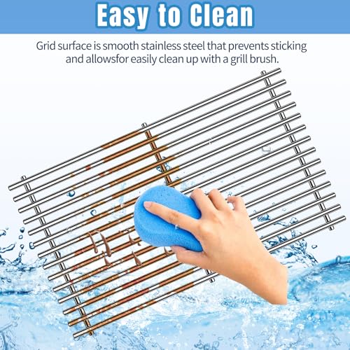 18.7" SUS304 9MM Cooking Grates for Weber Genesis II 400 and Genesis II LX 400