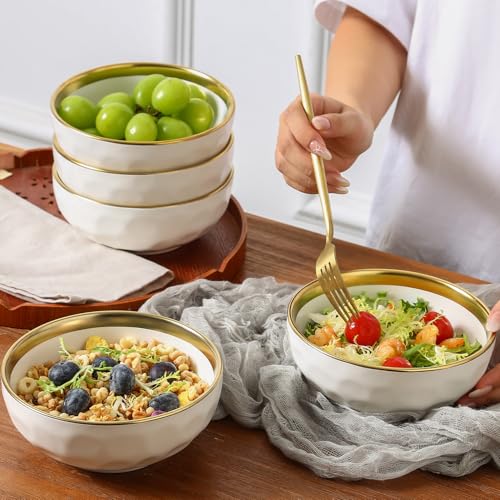 Ceramic Salad Bowls Set for Kitchen