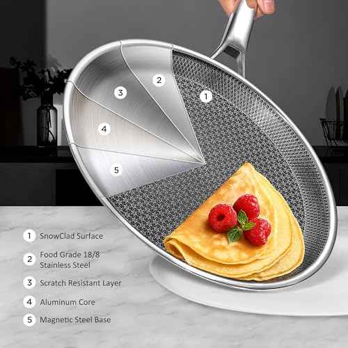 Crepe Pan 12 in Nonstick Crepe Pan