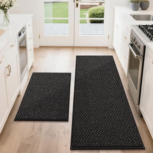 Kitchen Rugs Set of 2 Non