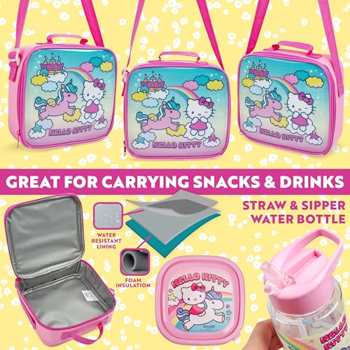 Hello Kitty Girls Lunch Box 3Pc Set (3 Count)