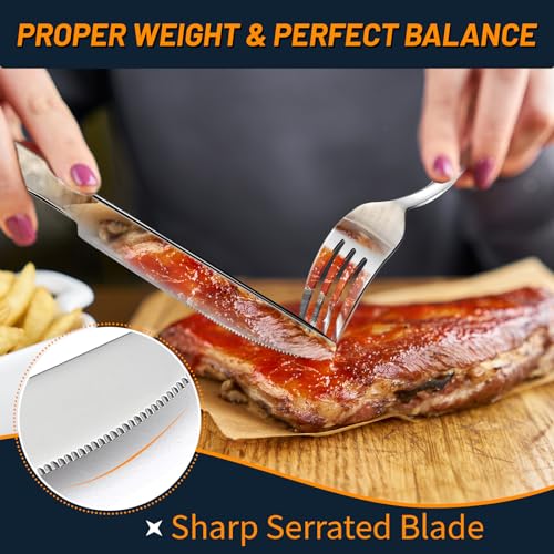 60 Piece Silverware Set for 12 (60 Count)