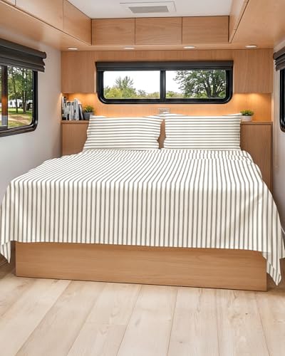 Short Queen Size 4 Piece Bed Sheet Set