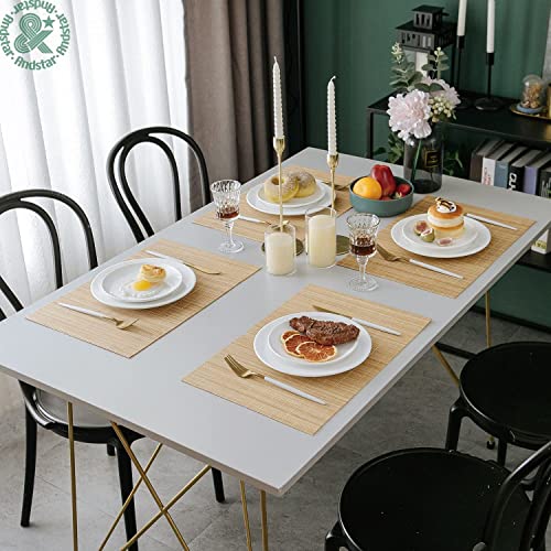 8 Pack 17.7x11.8 Bamboo Placemats (8 Count)