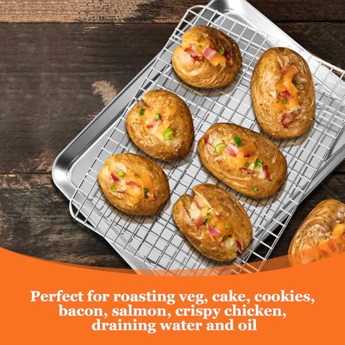 Jelly Roll Pan with Cooling Rack (4 Count)