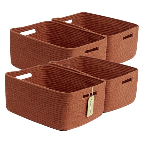 Large Storage Baskets for Organizing (4 Count)